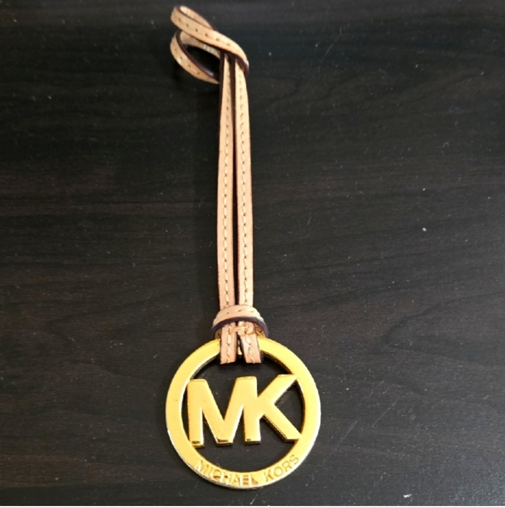 Michael Kors Gold Logo Keychain/Hangtag